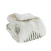 3 Piece Cotton Blend Chenille Comforter Set - as Pic